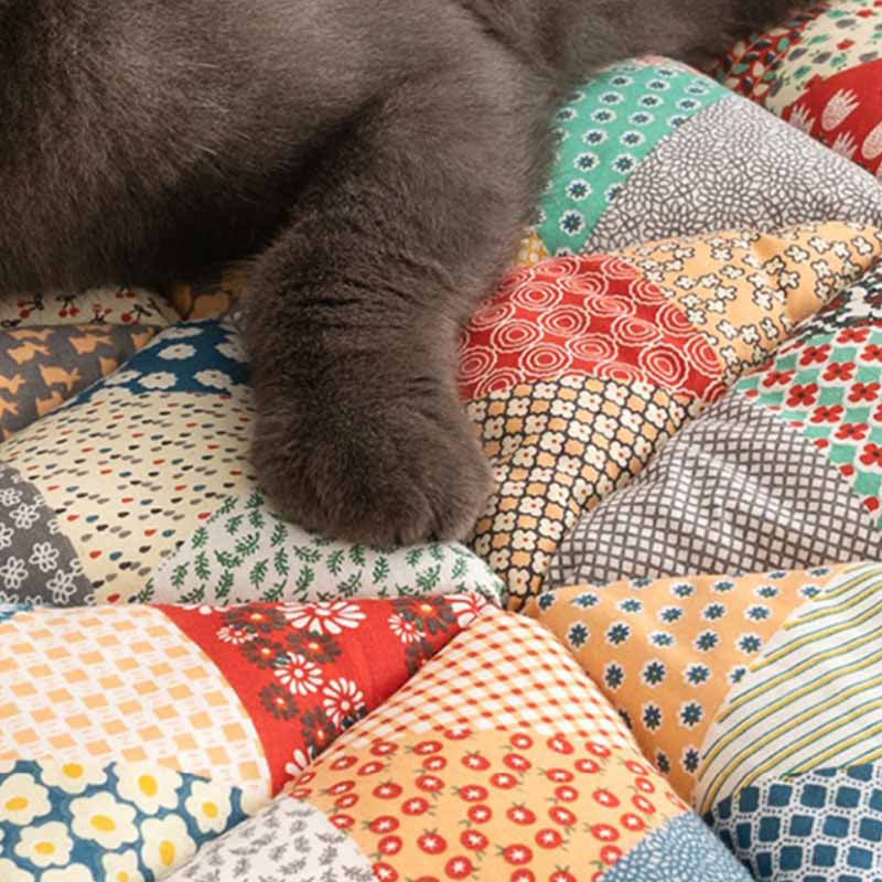 Cat Mat Dog Cushion Pet Sofa Cushion Cat Dog Bed Non-Slip Thick Anti-Cat Scratch Machine Washable Pet Supplies
