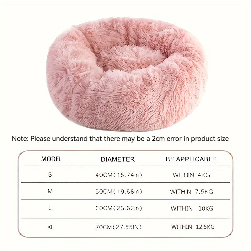 Cozy Fleece Cat Bed for Small Cats - Soft, Warm & Deep Sleeping Condo with Plush Gray & White Design, Classic Style, No Assembly Required, Perfect for Indoor Cats, Cat Bed for Small Cats, Indoor Pet Furniture, Classic Pet Furniture, Plush Pet Furniture