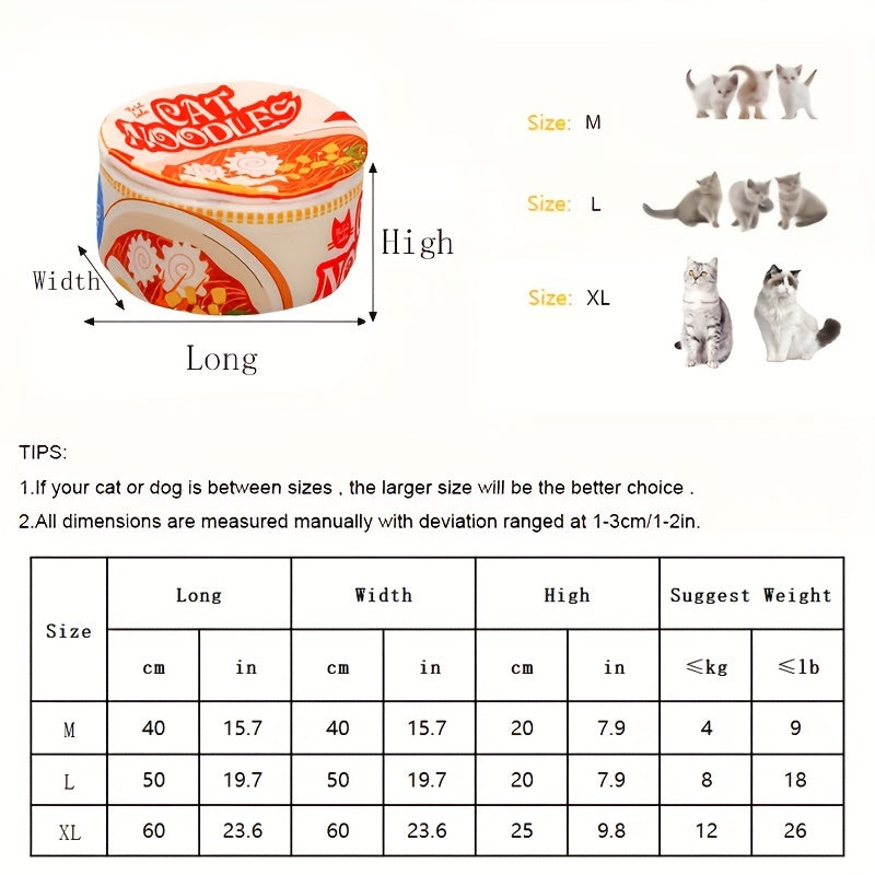 1pc Modern Cat Bed House - Soft Polyester, No Assembly Needed, Compact Indoor/Outdoor Pet Bed for Small Spaces, Easy-Clean Design - Perfect Gift for Cat Lovers, Birthday, Wedding, Back-to-School - Cozy Cat Condo, Cat Furniture Bed, Indoor Pet Furniture,
